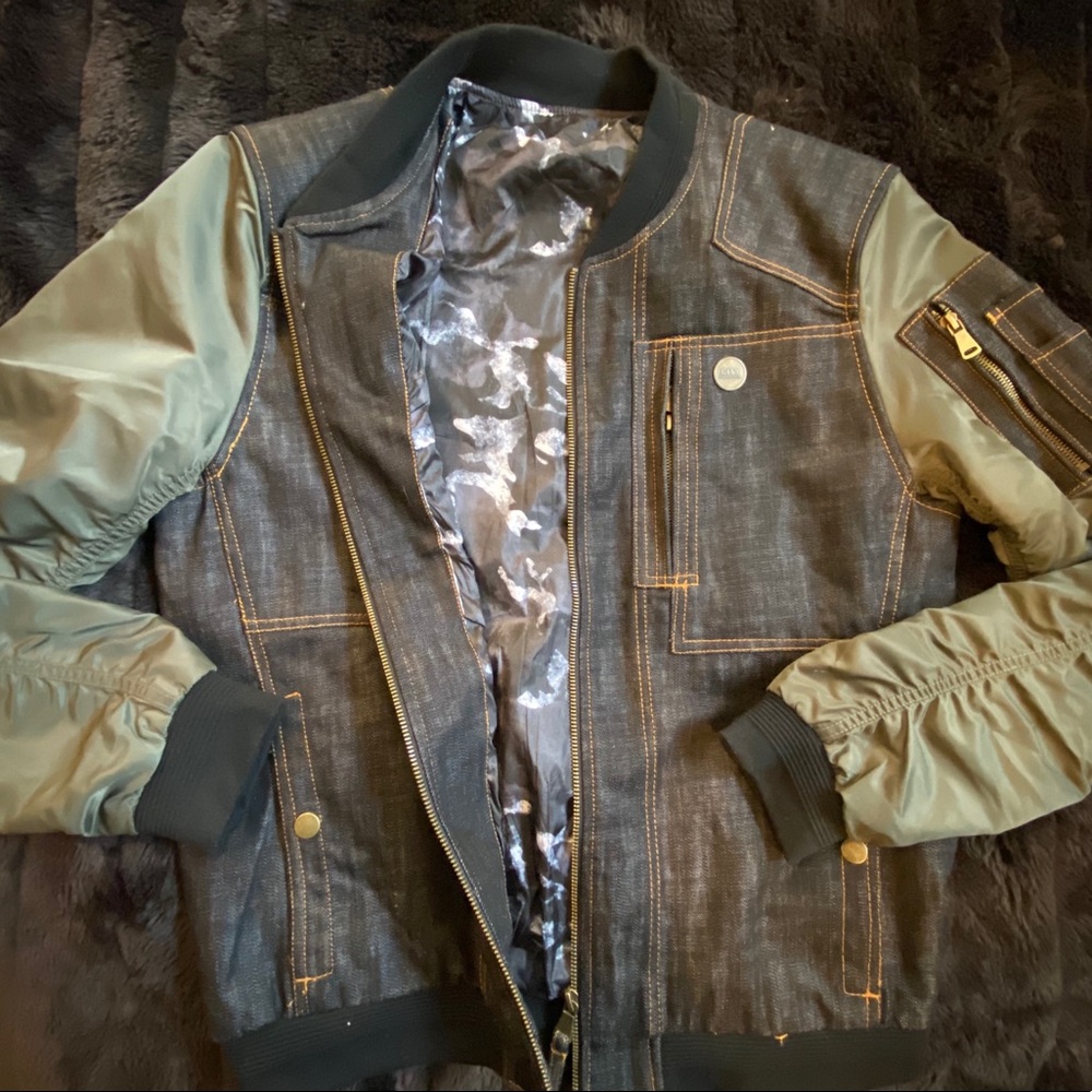 Denim Bomber jacket style jacket